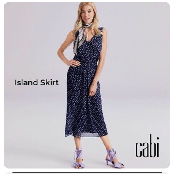 Cabi Island Midi Skirt (#5887) • Size Medium - Picture 1 of 9